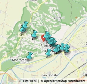Mappa Via Don Oreste Nuti, 56020 Santa Maria A Monte PI, Italia (1.437)