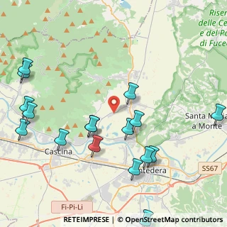 Mappa Via Torino, 56025 Vicopisano PI, Italia (5.28)