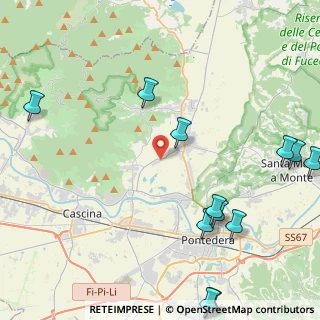 Mappa Via Torino, 56025 Vicopisano PI, Italia (6.03167)