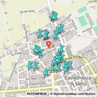 Mappa Via Giuseppe Saragat, 56022 Castelfranco di Sotto PI, Italia (0.22692)