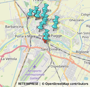 Mappa Via Italo Possenti, 56121 Pisa PI, Italia (1.71923)