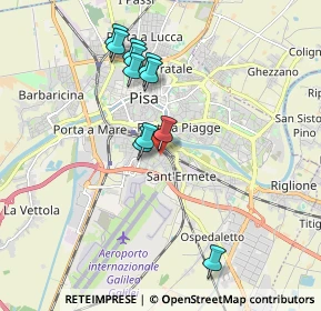 Mappa Via Italo Possenti, 56121 Pisa PI, Italia (1.74455)