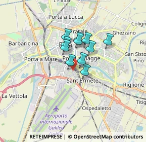 Mappa Via Italo Possenti, 56121 Pisa PI, Italia (1.10455)