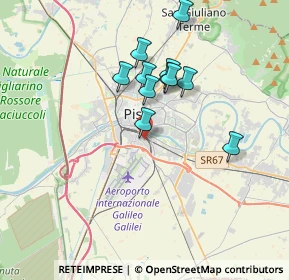 Mappa Via Italo Possenti, 56121 Pisa PI, Italia (3.10545)