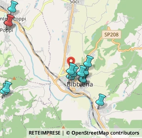 Mappa Via G. La Pira, 52011 Bibbiena AR, Italia (2.20643)