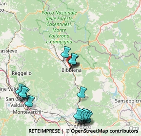 Mappa Via G. La Pira, 52011 Bibbiena AR, Italia (21.2745)