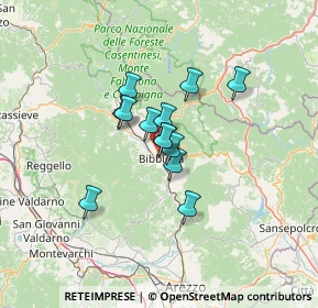 Mappa Via G. La Pira, 52011 Bibbiena AR, Italia (8.67308)