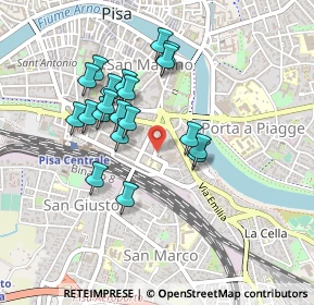 Mappa Via San, 56125 Pisa PI, Italia (0.4065)