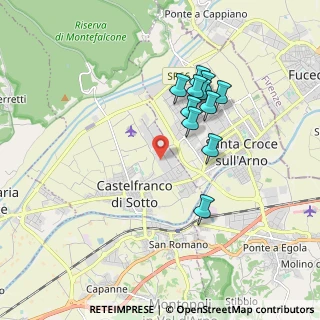 Mappa Via del Tiglio, 56022 Castelfranco di Sotto PI, Italia (1.63182)
