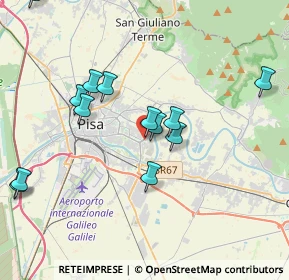 Mappa Via Luigi Pera, 56124 Pisa PI, Italia (4.08308)