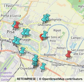 Mappa Via Luigi Pera, 56124 Pisa PI, Italia (2.27688)