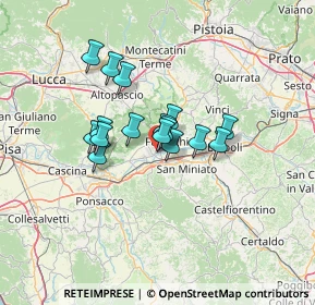 Mappa Via Massimo D'Azeglio, 56029 Santa Croce sull'Arno PI, Italia (9.40625)