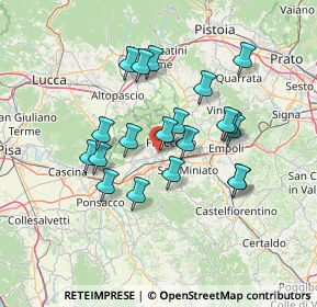 Mappa Via Massimo D'Azeglio, 56029 Santa Croce sull'Arno PI, Italia (12.47)