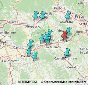 Mappa Via Massimo D'Azeglio, 56029 Santa Croce sull'Arno PI, Italia (12.79333)
