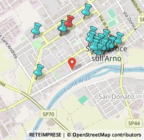 Mappa Via Massimo D'Azeglio, 56029 Santa Croce sull'Arno PI, Italia (0.508)