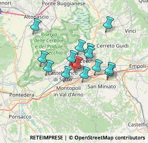 Mappa Via Massimo D'Azeglio, 56029 Santa Croce sull'Arno PI, Italia (5.28643)