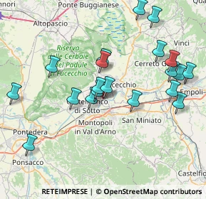 Mappa Via Massimo D'Azeglio, 56029 Santa Croce sull'Arno PI, Italia (8.32)