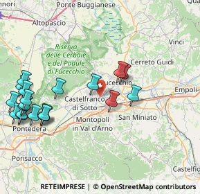 Mappa Via Massimo D'Azeglio, 56029 Santa Croce sull'Arno PI, Italia (10.0235)