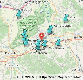Mappa Via Massimo D'Azeglio, 56029 Santa Croce sull'Arno PI, Italia (6.39909)