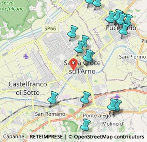Mappa Via Massimo D'Azeglio, 56029 Santa Croce sull'Arno PI, Italia (2.629)