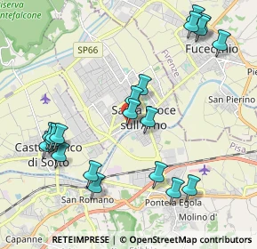 Mappa Via Massimo D'Azeglio, 56029 Santa Croce sull'Arno PI, Italia (2.366)
