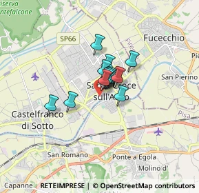 Mappa Via Massimo D'Azeglio, 56029 Santa Croce sull'Arno PI, Italia (0.88154)