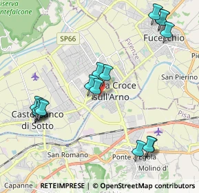 Mappa Via Massimo D'Azeglio, 56029 Santa Croce sull'Arno PI, Italia (2.42529)