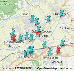 Mappa Via Massimo D'Azeglio, 56029 Santa Croce sull'Arno PI, Italia (2.042)