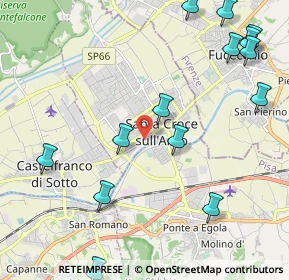 Mappa Via Massimo D'Azeglio, 56029 Santa Croce sull'Arno PI, Italia (2.78571)