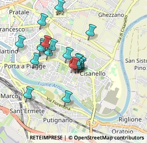 Mappa Via Piemonte, 56124 Pisa PI, Italia (0.736)