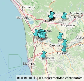 Mappa Via Piemonte, 56124 Pisa PI, Italia (10.282)