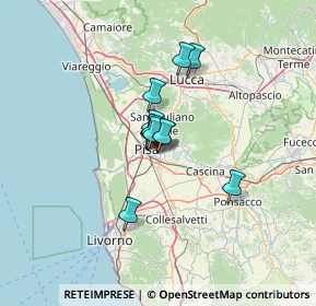 Mappa Via Piemonte, 56124 Pisa PI, Italia (7.30333)
