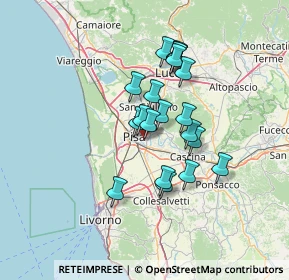 Mappa Via Piemonte, 56124 Pisa PI, Italia (10.991)