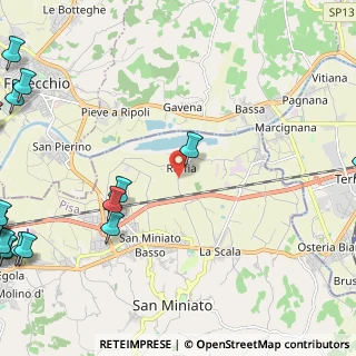 Mappa Via Erti, 56028 San Miniato PI, Italia (4.14)