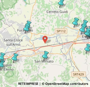 Mappa Via Erti, 56028 San Miniato PI, Italia (6.95941)