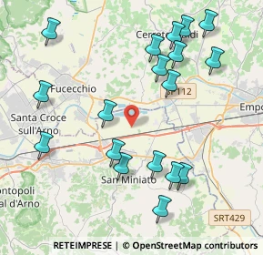 Mappa Via Erti, 56028 San Miniato PI, Italia (4.63)