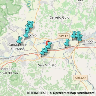 Mappa Via Erti, 56028 San Miniato PI, Italia (4.01923)