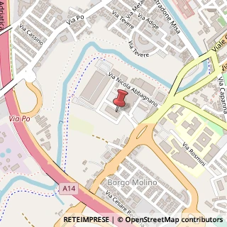 Mappa Via Nicola Abbagnano, 3, 60019 Senigallia, Ancona (Marche)