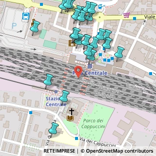 Mappa Piazza della Stazione, 56125 Pisa PI, Italia (0.14615)