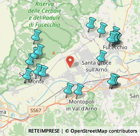Mappa 56022 Castelfranco di sotto PI, Italia (4.68)