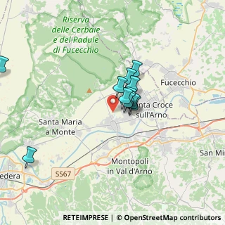 Mappa 56022 Castelfranco di sotto PI, Italia (2.62833)