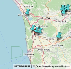 Mappa Via Ponte a Piglieri, 56121 Pisa PI, Italia (23.044)