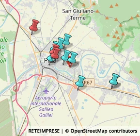 Mappa Via Venezia Giulia, 56124 Pisa PI, Italia (2.79333)