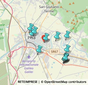 Mappa Via Venezia Giulia, 56124 Pisa PI, Italia (3.63385)