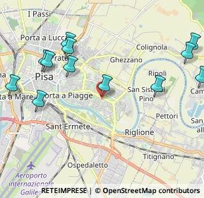 Mappa Centro Commerciale Pisanova, 56124 Pisa PI, Italia (2.54583)