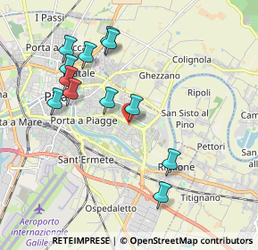 Mappa Centro Commerciale Pisanova, 56124 Pisa PI, Italia (2.01583)