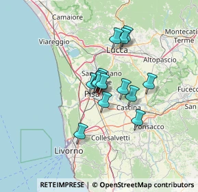 Mappa Via Venezia Giulia, 56124 Pisa PI, Italia (8.72533)