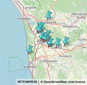 Mappa Via Venezia Giulia, 56124 Pisa PI, Italia (8.00417)