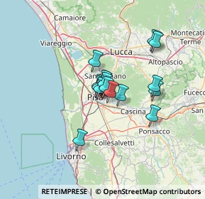 Mappa Via Venezia Giulia, 56124 Pisa PI, Italia (8.51813)