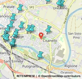 Mappa Centro Commerciale Pisanova, 56124 Pisa PI, Italia (1.411)